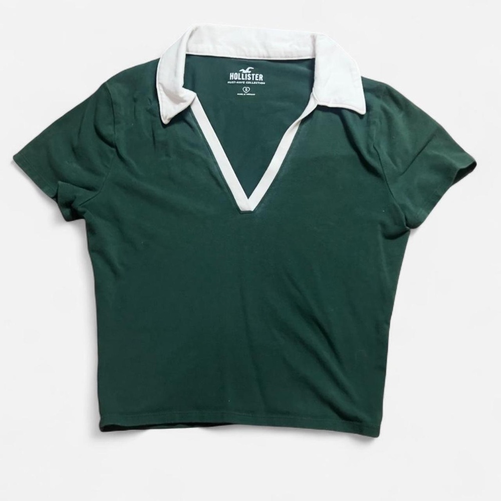 Hollister Co. Women's Green Polo-shirts